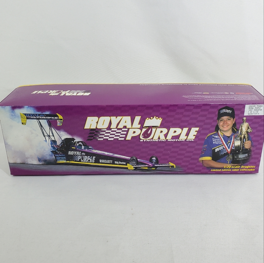 ACTION 1997 1:24 NHRA CRISTEN POWELL ROYAL PURPLE TOP FUEL DRAGSTER 1 OF 4704